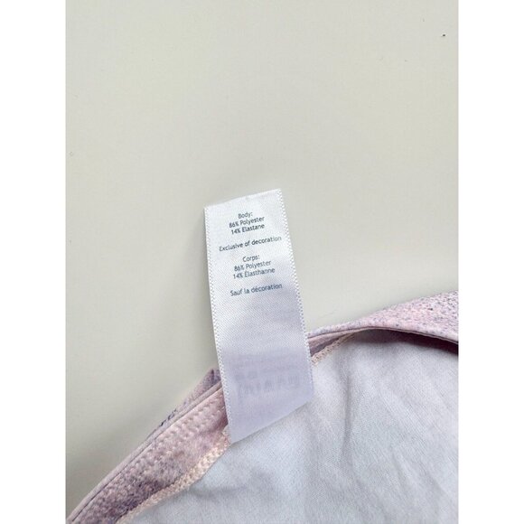 Girl's IVIVVA by LULULEMON Purple Pink Tie Dye Open Back Sporty Dress, Size 7 - Picture 11 of 12